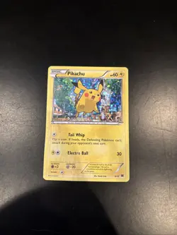 Pikachu 6/12 Holo McDonald's Promos 2015 damaged Pokemon Fast Ship - Image 1