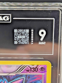 2015 Pokemon XY Breakthrough #60 Gengar Reverse Foil TAG 9 - Image 3