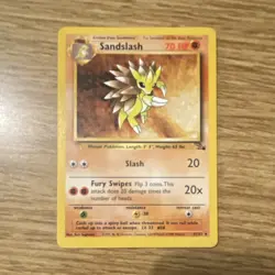 Wizards of the Coast Fossil Sandslash 41/62 Uncommon EN 70 HP Unlimited - Image 1