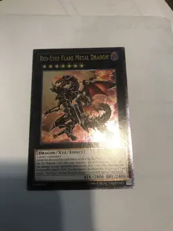 YuGiOh Red-Eyes Flare Metal Dragon - CORE-EN054 - Ultimate Rare - M/NM - Image 1