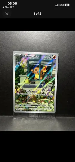 Pokemon TCG SV Promos 3-Card Lot: Charmander SVP044, Pikachu 24, Mew - Image 1
