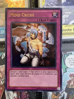 Yugioh Card TCG MIND CRUSH LCYW-EN295 ULTRA Rare Holo Unlimited Edition NM - Image 1