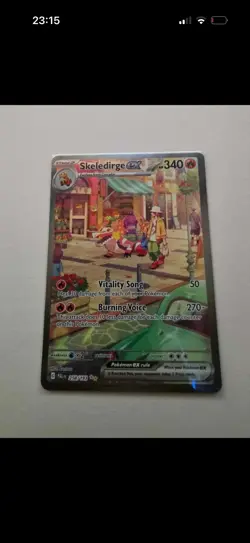 Pokemon TCG Skeledirge EX Paldea Evolved Card 258/193 Special Illustration Rare - Image 1