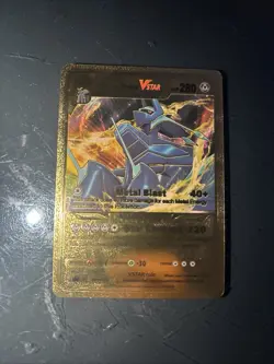 Pokemon🔥DIALGA VSTAR SWSH256🔥GOLD FOIL Custom Card🔥Black Star Promo🔥 - Image 1