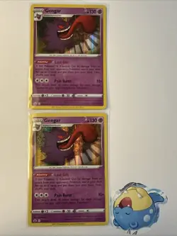 Gengar 057/198 Holo Rare 2021 Pokemon Chilling Reign Holo Card Near Mint - Image 5