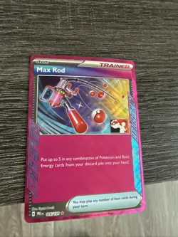 Pokemon TCG Max Rod 116/131 Prize Pack Series Cards Holo NM - Image 1