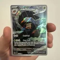Pokemon TCG Crustle Paradox Rift 183/182 Full Art Card - Image 1