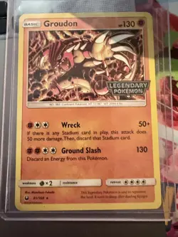 Groudon 81/168 Legendary Pokemon Stamped Gamestop Promo Cosmos Holo - Image 1