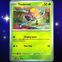Toedscool - Common - Pokemon TCG Scarlet & Violet Paradox Rift #015/182 - Image 1