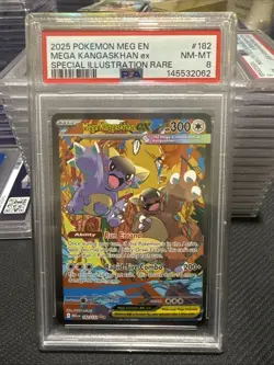 2025 Pokemon MEGA EVOLUTION KANGASKHAN EX SPECIAL ILLUSTRATION RARE #182 - Image 1