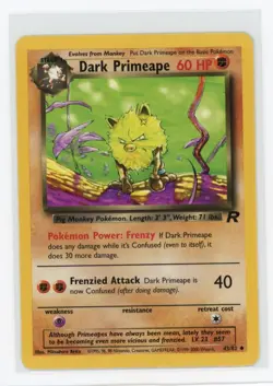 Pokemon Team Rocket #43/82 Dark Primeape - Image 1