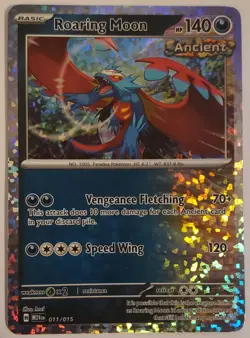 ROARING MOON - McDonald's Promo 011/015 M24 EN 2024 Happy Meal Holo Foil Pokemon - Image 1