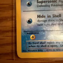 Pokemon TCG Shellder #54/62 Fossil MP 1st Edition - Image 2