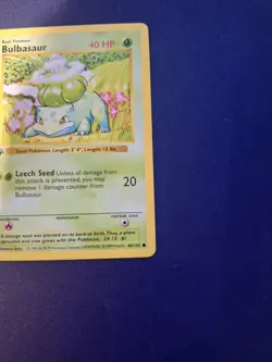 Bulbasaur 44/102 Base Set 1999 1st Edition Shadowless NM NEVER PLAYED Pokemon - Image 2