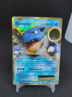 2016 Pokemon XY Evolutions 21/108 Holo Blastoise EX - Image 1