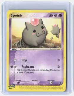 Spoink 74/97 Common Dragon Pokemon Near Mint - Image 1