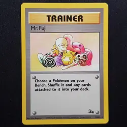 Mr. Fuji 58/62 Unlimited Uncommon Fossil Pokemon Lightly Played - Image 1