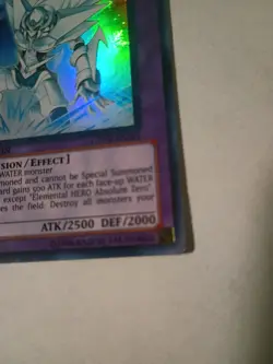 Yu-Gi-Oh Elemental Hero Absolute Zero GENF-ENSE1 Super Rare Limited Hp/Dmg - Image 5