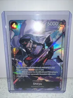 One Piece Card - SHIRYU PRB02-015 (R) Alt Art PRB02 The Best Vol.2 English TCG - Image 1