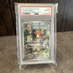 2023 Pokemon SVP en Charmander Obsidian Flames ETB #044 PSA 10 - Image 1