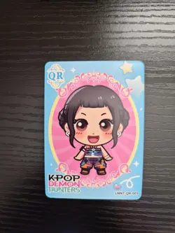 NEW! KPop Demon Hunters Exquisite Collection Card - Zoey - QR Rarity #005 - Image 1