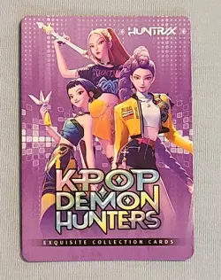 NEW! KPop Demon Hunters Exquisite Collection Card - Zoey - SSR Rarity HOLO #012 - Image 2