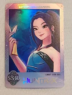 NEW! KPop Demon Hunters Exquisite Collection Card - Zoey - SSR Rarity #005 HOLO - Image 1