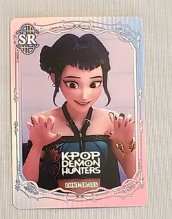 NEW! KPop Demon Hunters Exquisite Collection Card - Zoey - SR Rarity #015 - Image 1
