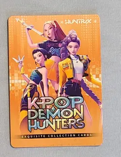 NEW! KPop Demon Hunters Exquisite Collection Card - Zoey - SR Rarity #015 - Image 2