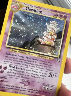 Slowking 14/111 Holo Neo Genesis Pokemon Card WOTC 2000 Vintage - Image 3