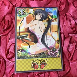 Akeno Himejima High School DxD Hot Spring Goddess Story Anime Waifu Girl Card 2 - Image 1