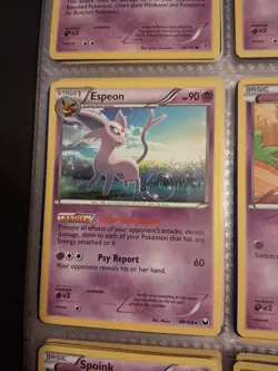 Pokemon TCG Mixed Card Lot Of 9, Klang Holo, Espeon, Cofagrigus, Yamask, Spoink - Image 3