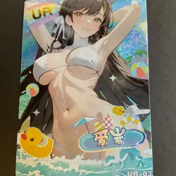 Peach Party - Goddess Story - UR Card - Anime Foil Bikini - Maiden - UR-03 - Image 1