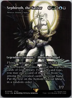 Sephiroth, the Savior - Atraxa, Grand Unifier (Showcase) M FCA 49 NM - Image 1