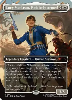 Lucy MacLean, Positively Armed Fallout Secret Lair NM MTG - Image 1