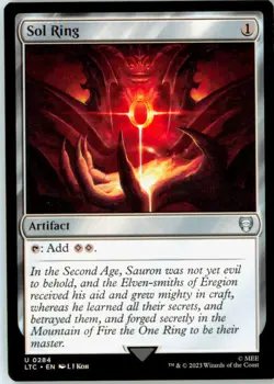 Sol Ring 284 Uncommon Commander: The Lord of the Rings: Tales of Middle-earth NM - Image 2