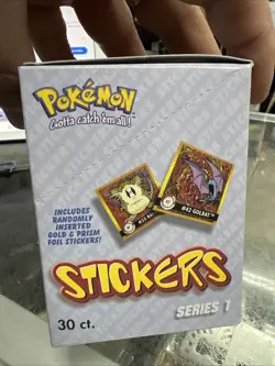 Artbox Pokemon Series 1 Sticker Booster Box - 30 Packs 601139116206 - Image 2