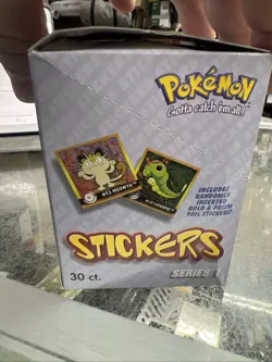 Artbox Pokemon Series 1 Sticker Booster Box - 30 Packs 601139116206 - Image 4