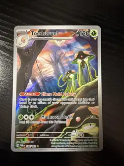 Pokemon TCG Toedscruel Paradox Rift 185/182 Holo Illustration Rare NM - Image 1