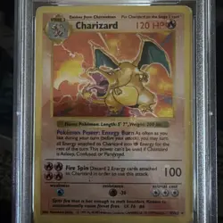1999 Pokemon Charizard Shadowless Rare 4/102 PSA 3 - Image 2