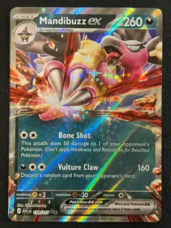 Pokemon TCG Mandibuzz ex 139/217 Double Rare - Ascended Heroes - Pack Fresh ✅ - Image 1