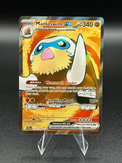 Pokemon Mamoswine ex 174/159 Journey Together Ultra Rare Full Art Holo 4 - Image 1