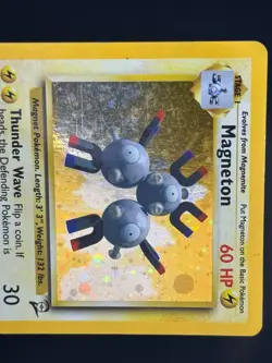MAGNETON (Holo Rare) Base Set 2 - HP/Heavy Play Pokemon TCG English - Image 3