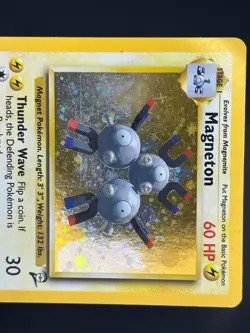 MAGNETON (Holo Rare) Base Set 2 - HP/Heavy Play Pokemon TCG English - Image 4