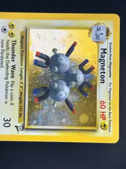 MAGNETON (Holo Rare) Base Set 2 - HP/Heavy Play Pokemon TCG English - Image 5