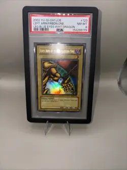 Left Arm of the Forbidden One LOB-123 Unlimited Edition NM Exodia - Image 1