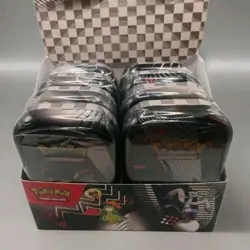 8 Total Tins- Pokemon TCG Black Bolt & White Flare Unova Mini Tins New Sealed - Image 1