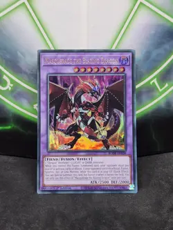 Yugioh Masquerade the Blazing Dragon BODE-EN038 Ultra Rare 1st Edition NM - Image 1