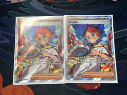 Pokemon TCG Crispin 164/142 Ultra Rare Stellar Crown Card NM Condition - Image 1