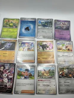 Pokemon Card Lot 12 Cards - Image 1